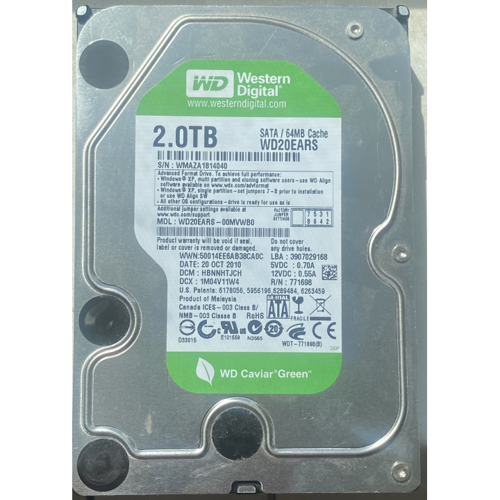 Жорсткий диск WD20EARS 2TB