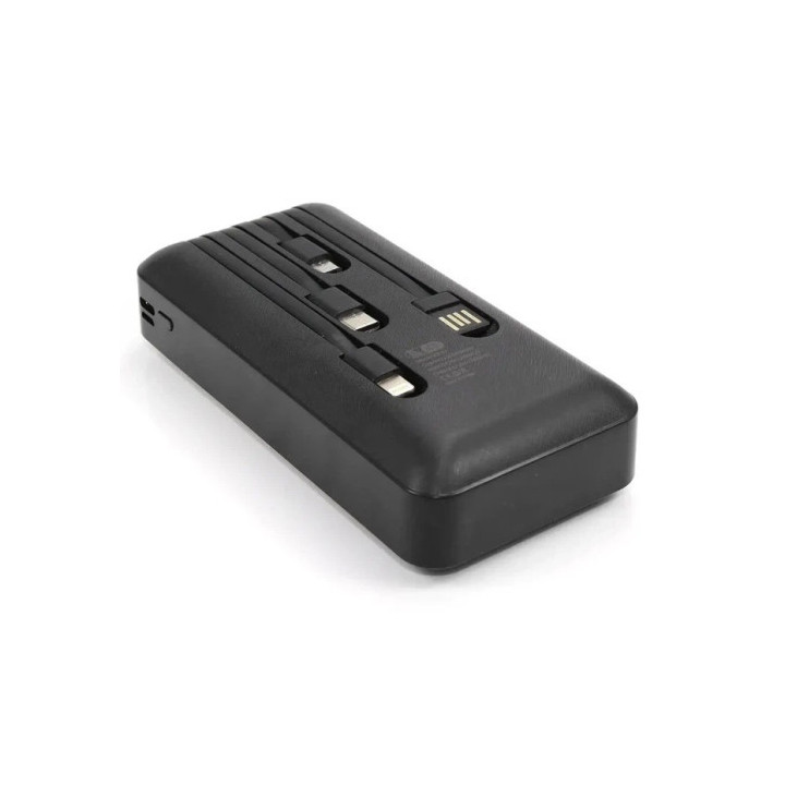 Power Bank King Power KP-27 20000 mAh 4 вбудованих кабеля